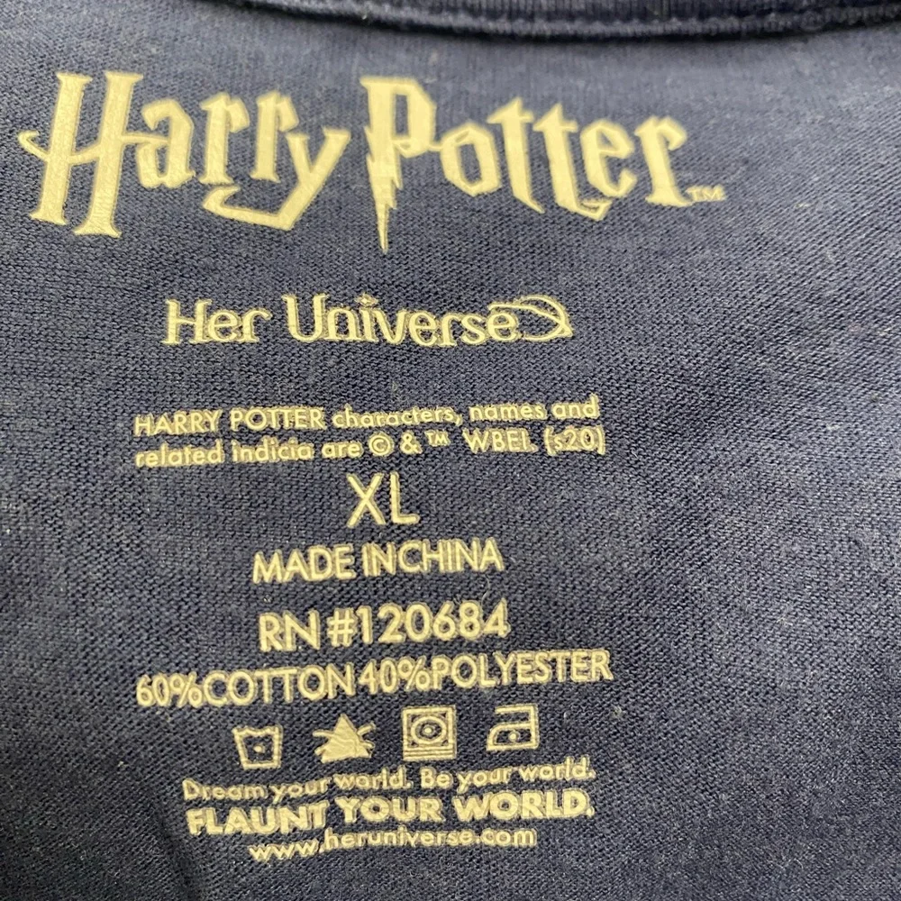 Her Universe Harry Potter Ravenclaw Cropped T-Shirt Size XL - Picture 15 of 16